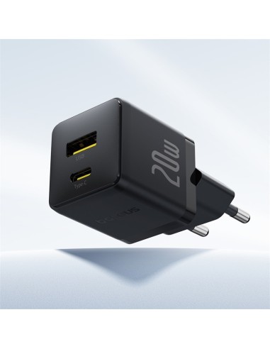 Baseus Palm |  Szybka Ładowarka Sieciowa, Zasilacz USB-C USB-A PD 20W
