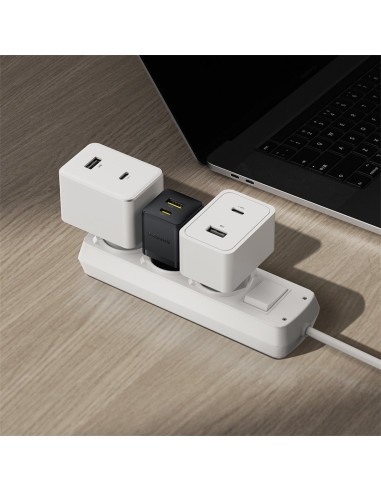 Baseus Palm |  Szybka Ładowarka Sieciowa, Zasilacz USB-C USB-A PD 20W