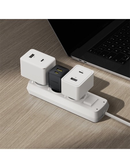 Baseus Palm |  Szybka Ładowarka Sieciowa, Zasilacz USB-C USB-A PD 20W