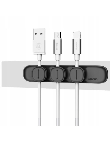 Baseus Peas Cable Clip | Magnetyczny uchwyt klips organizer do kabli