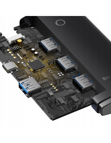 Baseus Lite Series 4-Port | HUB adapter rozdzielacz USB-C - USB 3.0 *4 100cm