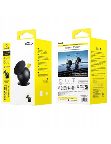 Baseus PrimeTrip VC1 Air Magnetyczny Uchwyt Samochodowy Cosmic Black