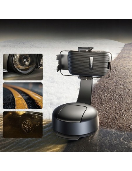 Baseus PrimeTrip C03 Air Mechaniczny Uchwyt Samochodowy (Suction Cup Version, Cosmic Black)