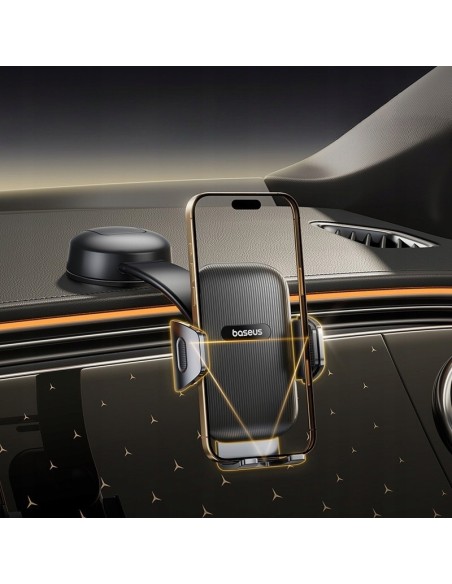 Baseus PrimeTrip C03 Air Mechaniczny Uchwyt Samochodowy (Suction Cup Version, Cosmic Black)