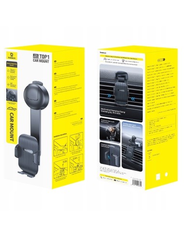 Baseus PrimeTrip C03 Air Mechaniczny Uchwyt Samochodowy (Suction Cup Version, Cosmic Black)
