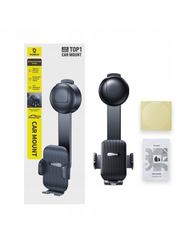 Baseus PrimeTrip C03 Air Mechaniczny Uchwyt Samochodowy (Suction Cup Version, Cosmic Black)