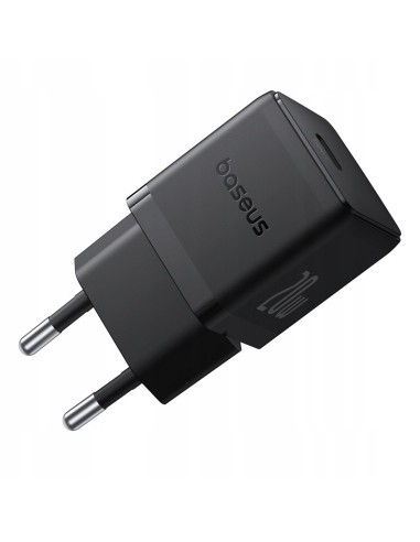Baseus Palm Szybka Ładowarka Sieciowa 1C 20W EU Cluster Black