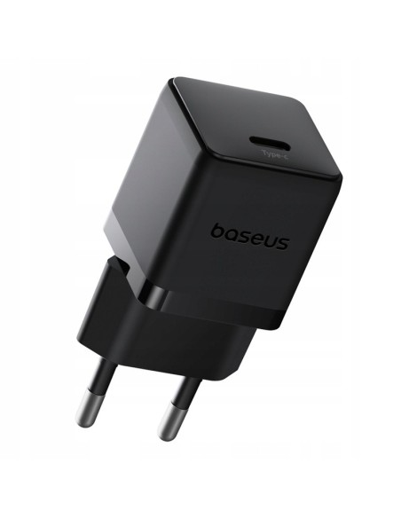 Baseus Palm Szybka Ładowarka Sieciowa 1C 20W EU Cluster Black