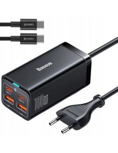Baseus GAN3 Pro | Ładowarka sieciowa zasilacz 4x USB-A USB-C PD QC4.0 100W