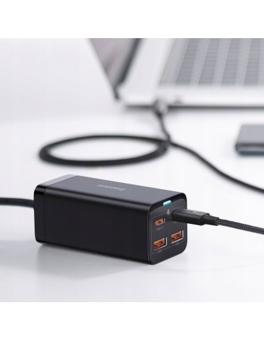 Baseus GAN3 Pro | Ładowarka sieciowa zasilacz 4x USB-A USB-C PD QC4.0 100W