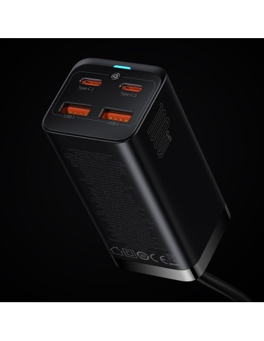 Baseus GAN3 Pro | Ładowarka sieciowa zasilacz 4x USB-A USB-C PD QC4.0 100W