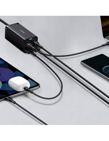 Baseus GAN3 Pro | Ładowarka sieciowa zasilacz 4x USB-A USB-C PD QC4.0 100W