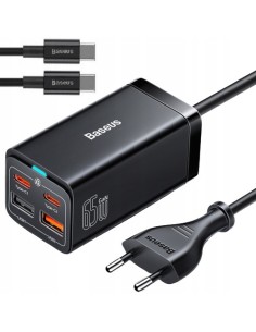 Baseus GAN3 Pro | Ładowarka sieciowa zasilacz 4x USB-A USB-C PD QC4.0 65W