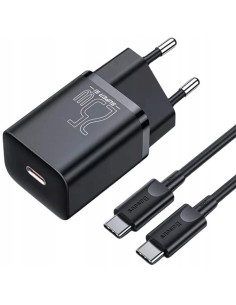 Baseus Super Si Sets | Ładowarka sieciowa + kabel USB-C 25W QC3.0 PD