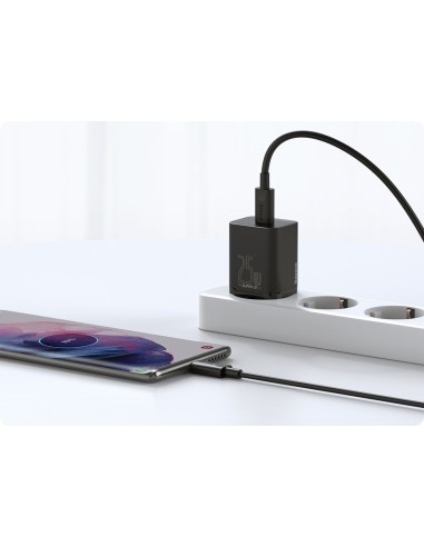 Baseus Super Si Sets | Ładowarka sieciowa + kabel USB-C 25W QC3.0 PD
