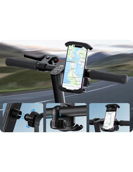 Baseus QuickGo | Uchwyt rowerowy na rower skuter motor hulajnogę kierownicę wózek