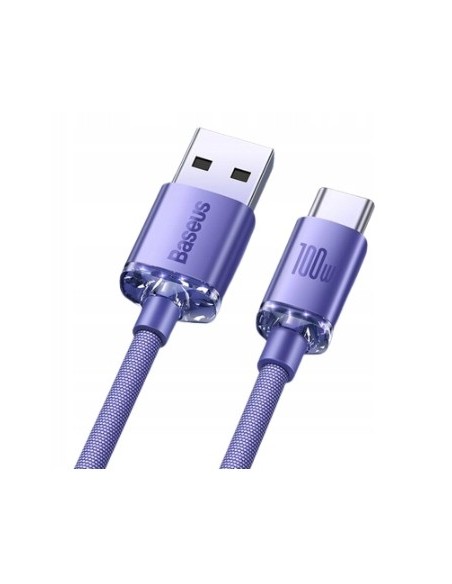 Baseus Crystal Shine | Kabel USB Type-C 100W 66W 6A do Huawei Honor 50 Pro