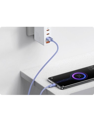 Baseus Crystal Shine | Kabel USB Type-C 100W 66W 6A do Huawei Honor 50 Pro