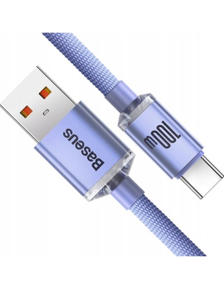 Baseus Crystal Shine | Kabel USB Type-C 100W 66W 6A do Huawei Honor 50 Pro