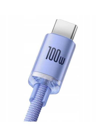 Baseus Crystal Shine | Kabel USB Type-C 100W 66W 6A do Huawei Honor 50 Pro