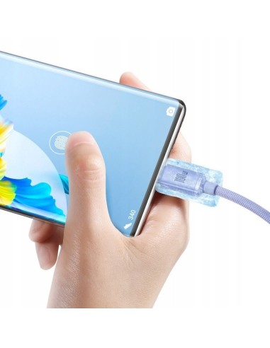 Baseus Crystal Shine | Kabel USB Type-C 100W 66W 6A do Huawei Honor 50 Pro