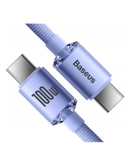 Baseus Crystal Shine | Kabel USB-C Type-C 100W Power Delivery Quick Charge 2m