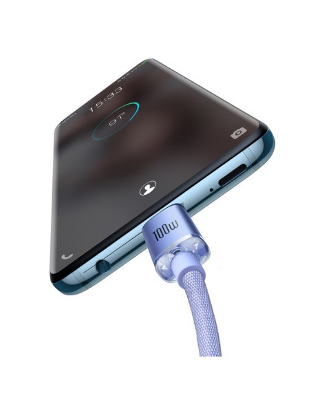 Baseus Crystal Shine | Kabel USB-C Type-C 100W Power Delivery Quick Charge 2m