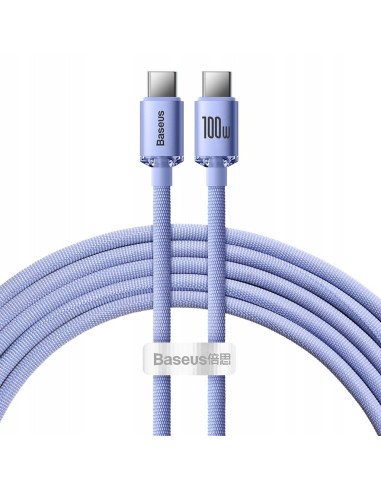 Baseus Crystal Shine | Kabel USB-C Type-C 100W Power Delivery Quick Charge 2m