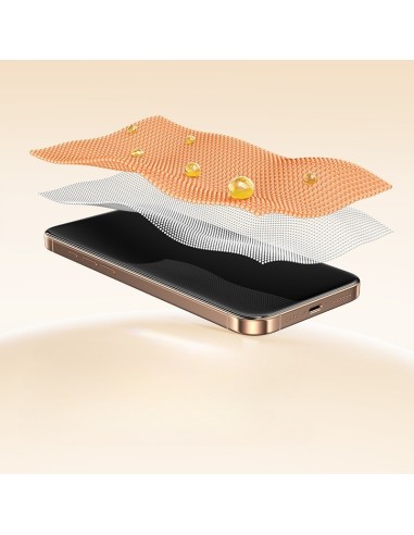 Baseus Full-View 3D HD Hot-Bending Szkło Hartowane iP 16 Pro Max Clear