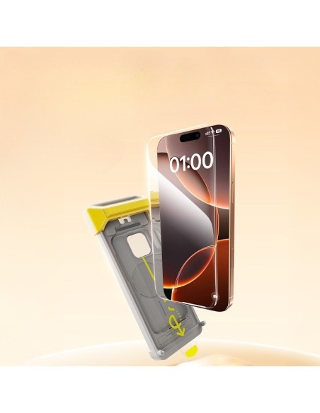 Baseus Full-View 3D HD Hot-Bending Szkło Hartowane iP 16 Pro Max Clear