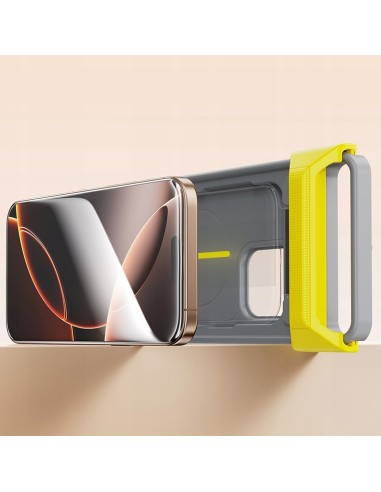 Baseus Full-View 3D HD Hot-Bending Szkło Hartowane iP 16 Pro Max Clear