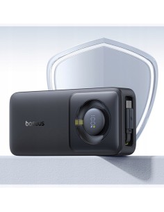 Baseus Free2Pull Power Bank with Retractable Cable 10000mAh 30W Cosmic Black