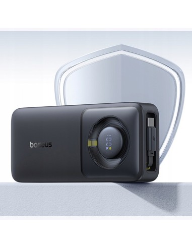 Baseus Free2Pull Power Bank with Retractable Cable 10000mAh 30W Cosmic Black