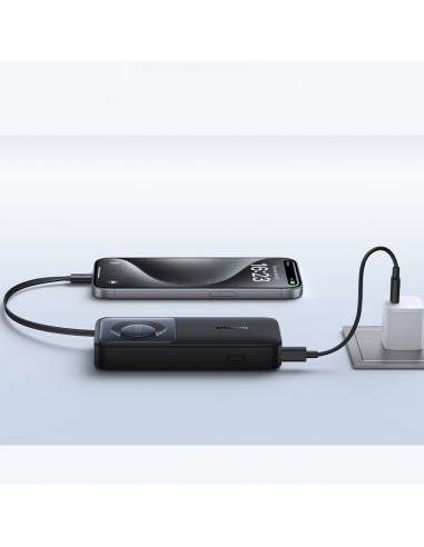 Baseus Free2Pull Power Bank with Retractable Cable 10000mAh 30W Cosmic Black