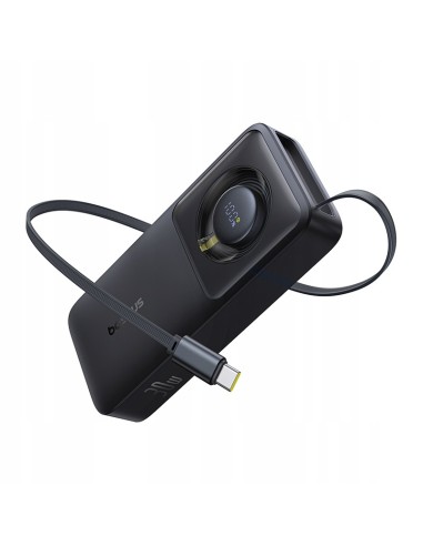 Baseus Free2Pull Power Bank with Retractable Cable 10000mAh 30W Cosmic Black