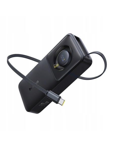 Baseus Free2Pull Power Bank with Retractable Cable 10000mAh 30W Cosmic Black