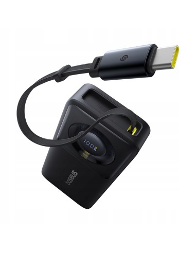 Baseus Free2Pull Power Bank with Retractable Cable 10000mAh 30W Cosmic Black