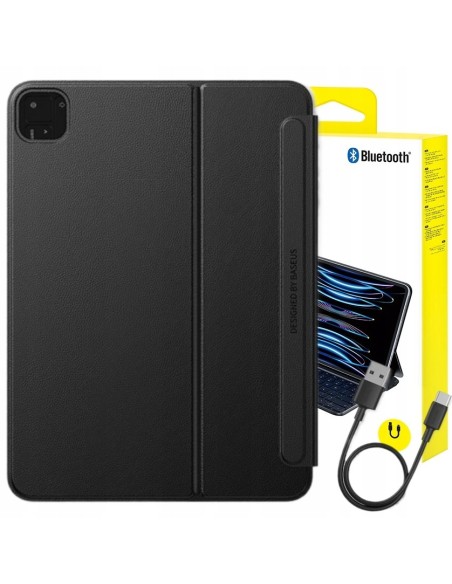 Baseus Brilliance KA3 Detachable Keyboard Case for Pad Pro 11" (2018/2020/2021/2022)Cosmic Black