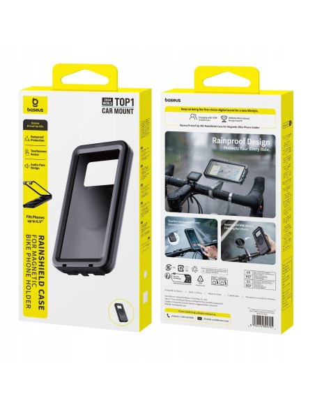 Baseus PrimeTrip VB1 Etui Wodoodporne Bike Handlebar Mount Cosmic Black