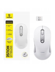 OS-Baseus F02 Mysz Bezprzewodowa 2.4G Single Moon White