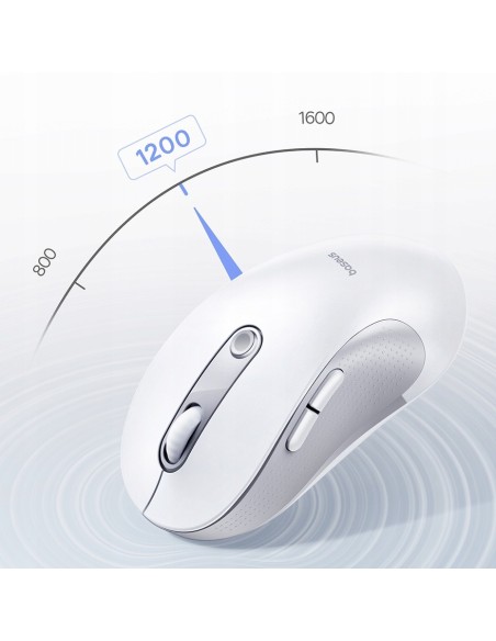 OS-Baseus F02 Mysz Bezprzewodowa 2.4G Single Moon White