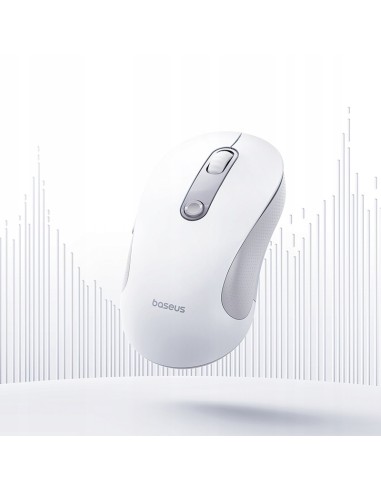 OS-Baseus F02 Mysz Bezprzewodowa 2.4G Single Moon White
