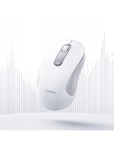 OS-Baseus F02 Mysz Bezprzewodowa 2.4G Single Moon White