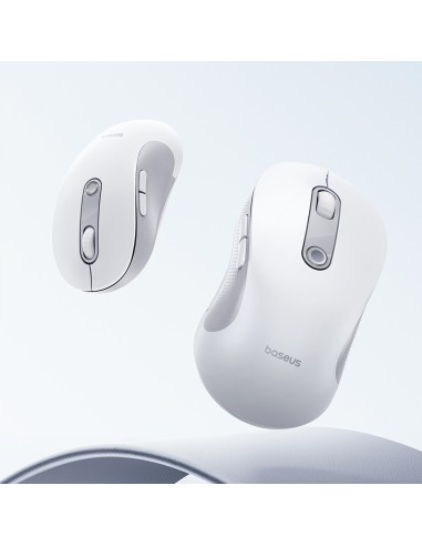 OS-Baseus F02 Mysz Bezprzewodowa 2.4G Single Moon White