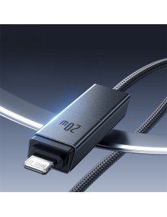 Baseus Versatile Two-for-Two Fast Kabel 4w1 U+C to C+L 60W 1m Cosmic Black