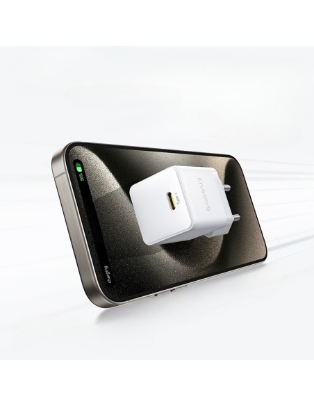 Baseus Palm Szybka Ładowarka Sieciowa 1C 20W EU Moon White