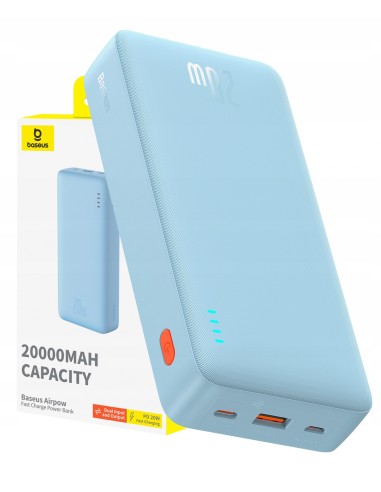 Baseus Airpow | Power Bank z szybkim ładowaniem PD 20W 20000mAh