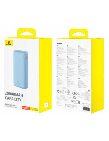 Baseus Airpow | Power Bank z szybkim ładowaniem PD 20W 20000mAh
