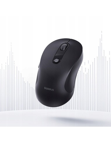 Baseus F02 Ergonomikczna Myszka Bezprzewodowa Bluetooth Single Cosmic Black