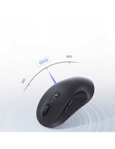 Baseus F02 Ergonomikczna Myszka Bezprzewodowa Bluetooth Single Cosmic Black